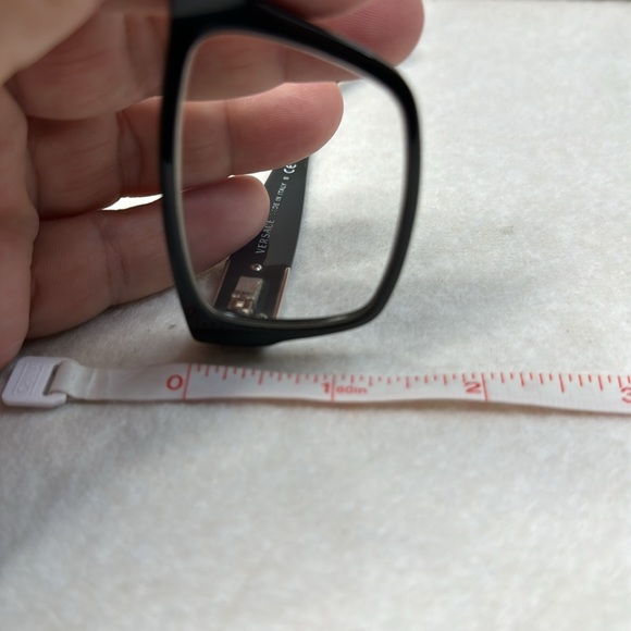 VERSACE BLACK SILVER MEDUSA OPTICAL “PRESCRIPTION” FRAMES AND BOX UNISEX - Picture 15 of 16